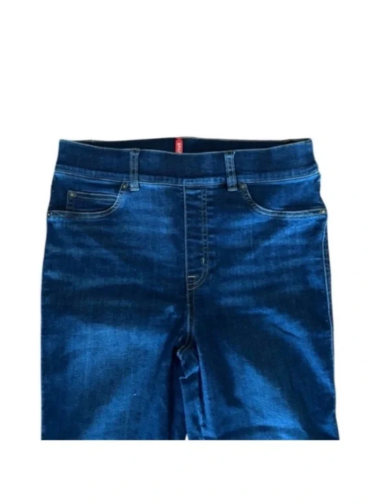 Spanx shapewear clean indigo blue wide bootcut classic trouser jean size medium - Picture 5 of 14